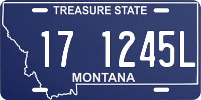 MT license plate 171245L