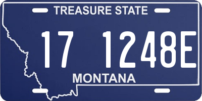 MT license plate 171248E