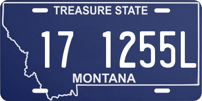 MT license plate 171255L