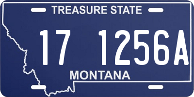 MT license plate 171256A