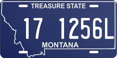 MT license plate 171256L