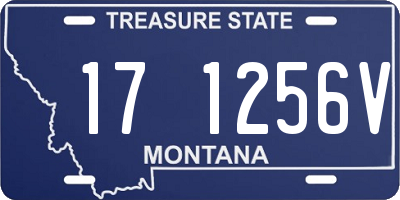 MT license plate 171256V