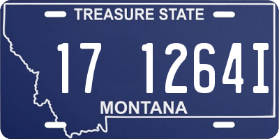 MT license plate 171264I