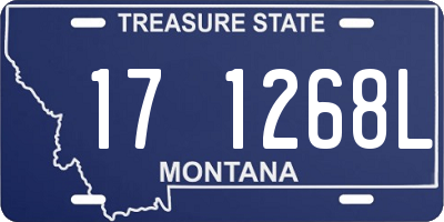 MT license plate 171268L