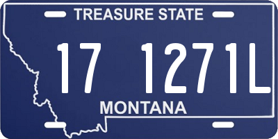 MT license plate 171271L