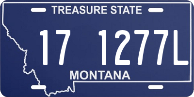 MT license plate 171277L