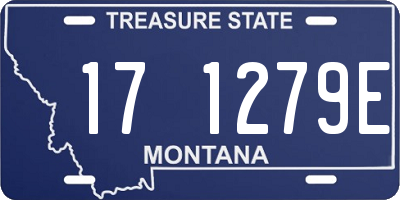 MT license plate 171279E