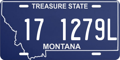 MT license plate 171279L