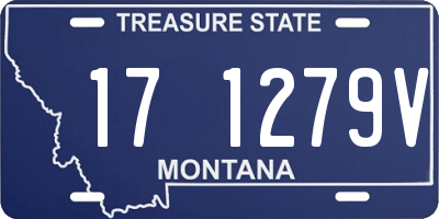 MT license plate 171279V