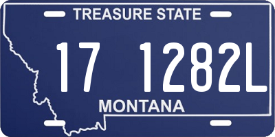 MT license plate 171282L