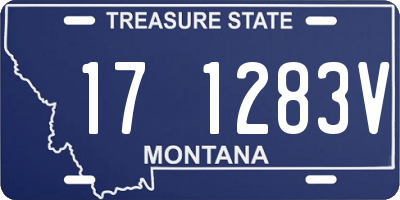 MT license plate 171283V