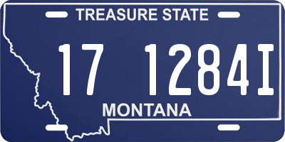 MT license plate 171284I