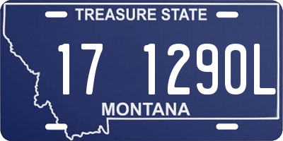 MT license plate 171290L