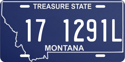 MT license plate 171291L