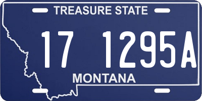 MT license plate 171295A