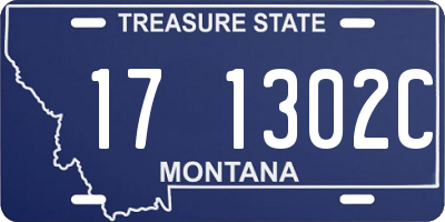 MT license plate 171302C