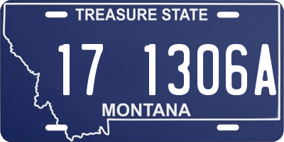 MT license plate 171306A