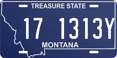 MT license plate 171313Y