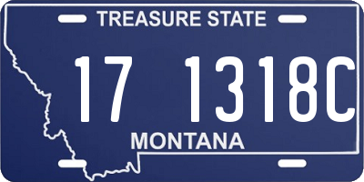 MT license plate 171318C