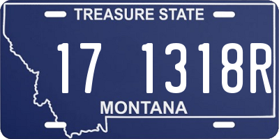 MT license plate 171318R