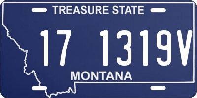 MT license plate 171319V