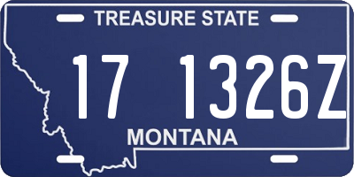 MT license plate 171326Z