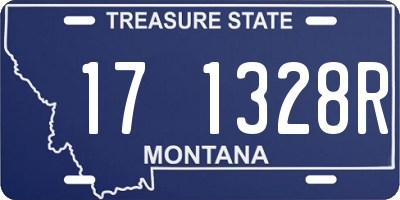 MT license plate 171328R