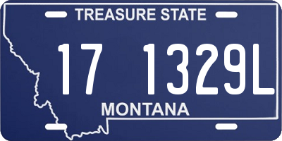 MT license plate 171329L