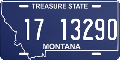 MT license plate 171329O