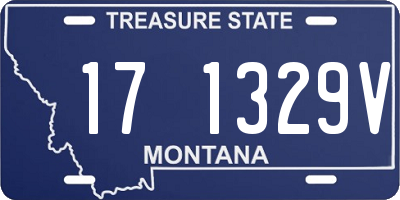 MT license plate 171329V