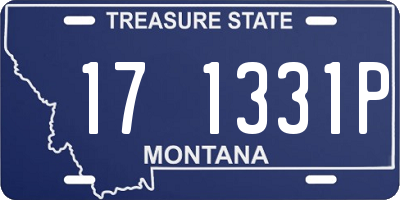 MT license plate 171331P