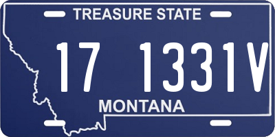 MT license plate 171331V