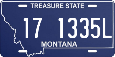MT license plate 171335L