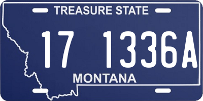 MT license plate 171336A
