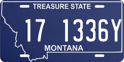 MT license plate 171336Y