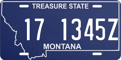 MT license plate 171345Z