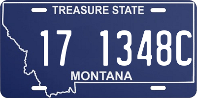 MT license plate 171348C