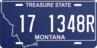 MT license plate 171348R