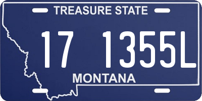MT license plate 171355L
