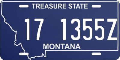 MT license plate 171355Z