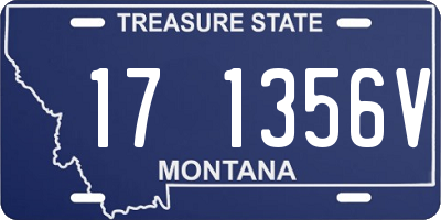 MT license plate 171356V