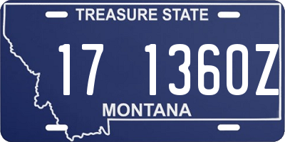 MT license plate 171360Z