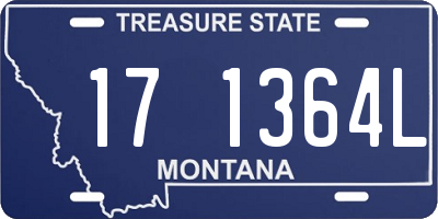 MT license plate 171364L