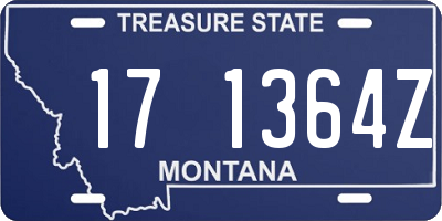 MT license plate 171364Z