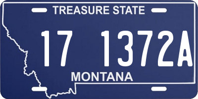 MT license plate 171372A
