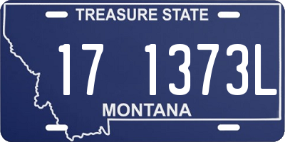 MT license plate 171373L