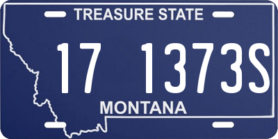 MT license plate 171373S