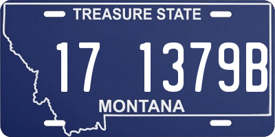 MT license plate 171379B