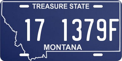MT license plate 171379F