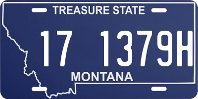 MT license plate 171379H